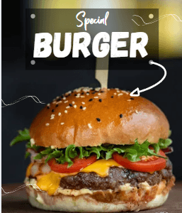 Special Burger Poster for your Shop Best 2026