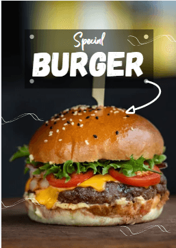 Special Burger Poster for your Shop Best 2026