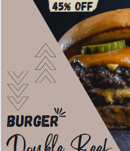 Beef Burger Poster