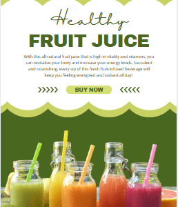 Fruit Juice Poster